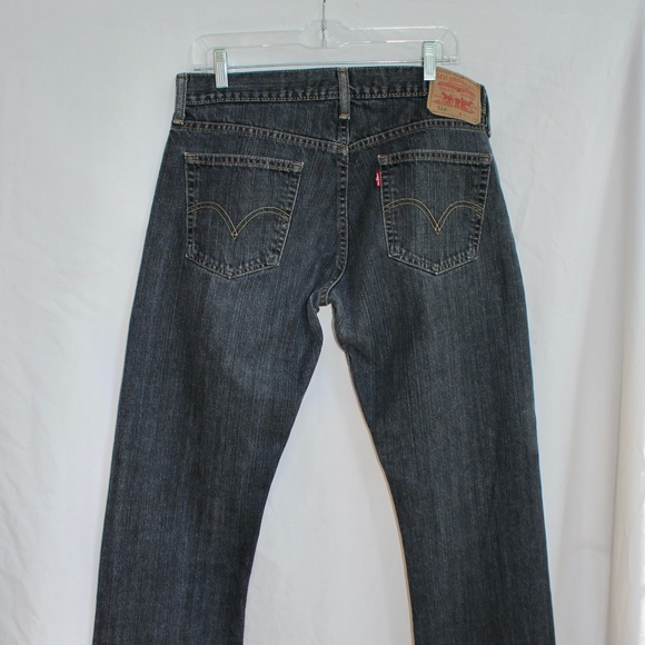 Levi 514 Mens Jeans Slim Straight 33x32 - Picture 5 of 8